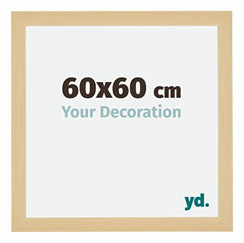 Your Decoration - Cadre 60x60 cm - Décor Érable - Cadres Photo en MDF Avec Verre acrylique - Anti-Reflet - Cadre 60x60 - Mura