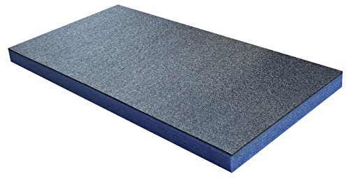 Shadow Foam Medium Sheet - 1000mm x 500mm | Schneiden und Abziehen Schaumstoff für Werkzeugkasten-Organisation (50mm, Blau)