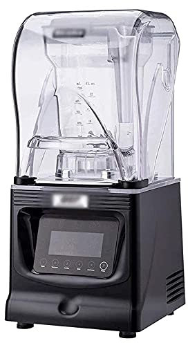 DSDD Licuadora, licuadora de Hielo trituradora, licuadora de encimera Profesional, Tarro de Vidrio Antiadherente, licuadora de Hielo triturado para batido insonorizado con Capucha