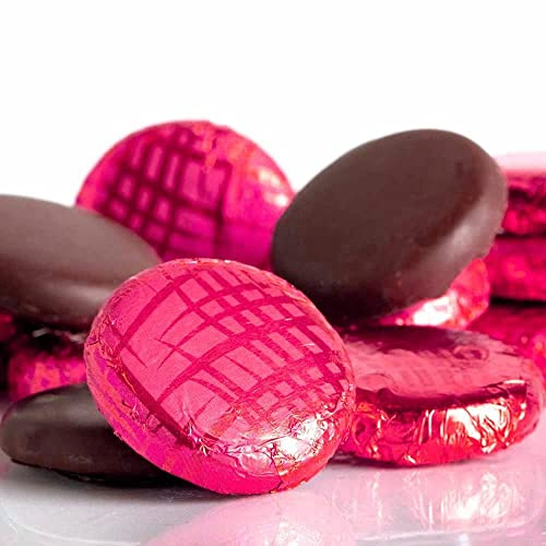 Whitakers Dark Chocolate Creams - Pink Foiled Fondant Cremes (Pink Gin, 1200g)