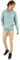 Sweat à Capuche Signature Bleu Vert L