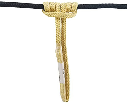 NewDoar Enganche de fricción trenzado 100% Kevlar, 5620 MBS, cuerda de arborista Prusik, resistente a la abrasión/llama, hamacas de rescate de alta resistencia (1 unidad)