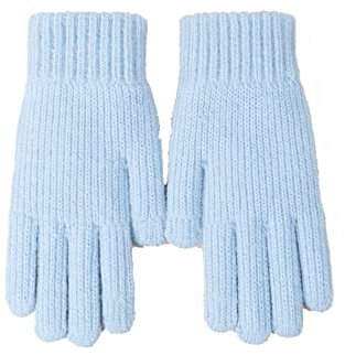 JENGO Herren Damen Winter Warme Sporthandschuhe Touchscreen Handschuhe Winterhandschuhe Outdoor Für Laufen Fahren Radfahren Wandern Hellblau