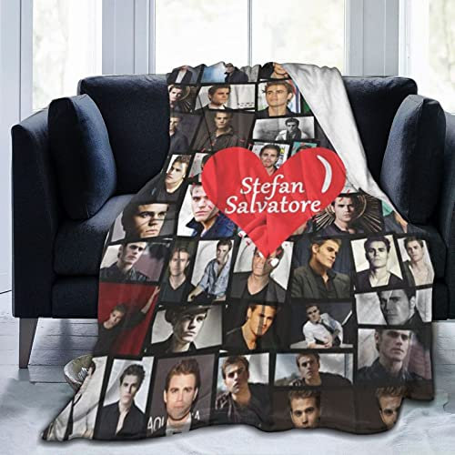 Kuschelige Plüsch-Decke Stefan Thow Salvatore Flanelldecke, Bettwäsche, warmes Fleece, weiche Decke für Sofa, Couch, Wohnzimmer, Büro, Auto, Camp, Stranddecken, 203,2 x 152,4 cm