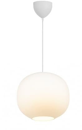 Nordlux Navone Globe Pendel-Deckenleuchte Weiß E27