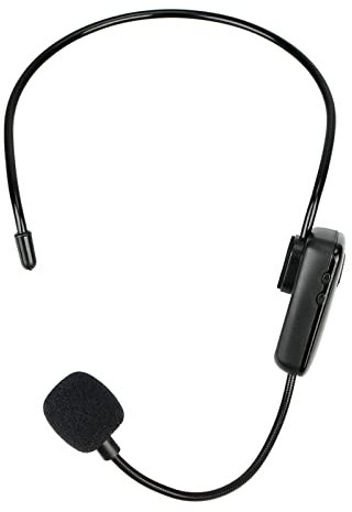 Newwyt Wireless Microphone Radio FM Headset Handsfree Megaphone Microphone For Loudspeaker Teaching Guide Lectures Meeting ABS