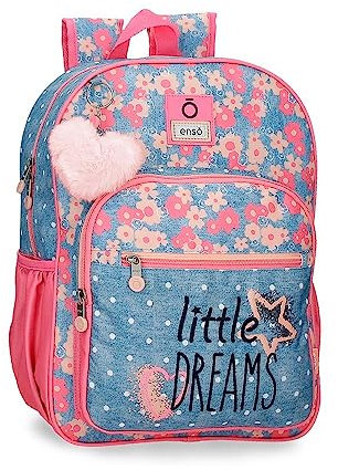Enso Little Dreams Schulrucksack Rosa 30x38x12 cm Polyester 13,68L...