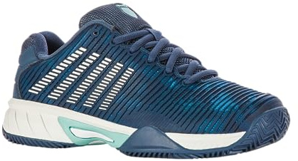 K-Swiss Jungen Hypercourt Express 2 Hb Tennis Shoe, Indian Teal Star White Moonstruck, 37 EU