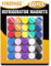 FINDMAG 60 Pack Multicolor Round Classic Multi-Purpose Magnets, 60 Count, Metal