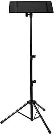 OUTLETISSIMO® Tripode Supporto Regolabile Pc Tablet Laptop Proiettori Leggio Cavalletto Treppiede Estendibile da 90 a 155cm Base Inclinabile fino a circa 80°