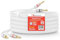 Nakamichi Excel Series Connettore Banana Placcato Oro 24k con Cavo degli Altoparlanti in Rame Senza Ossigeno al 99.9% (OFC) Intrecciato Robusto per Amplificatore Hi-Fi - Bianco (12AWG / 15ft / 4.5m)