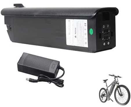 FREEDOH Li-Ionen-Akku, 36 V, 48 V, Ersatzakku, 36 V, 48 V, Lithium-Ionen-Akku, 10 Ah-30 Ah, Abnehmbarer Lithium-Akku mit Ladegerät + BMS