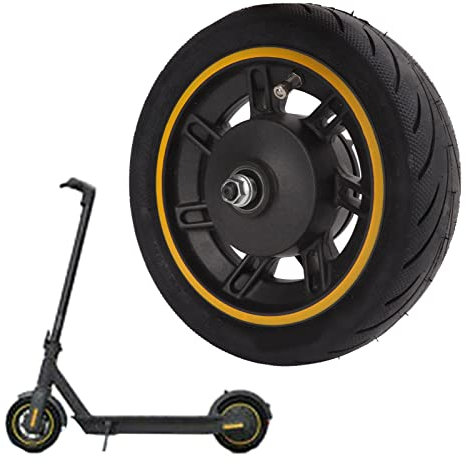 Tubeless Reifen Vorderrad, 10 Zoll 60/70-6,5 Scooter Vorderrad mit Vakuum Tubeless Reifenersatz Kompatibel mit 9 G30 Elektroroller