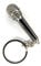 AXLorange Mini Microphone Keyring, silver, 5cm