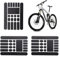 BFUZXY 3 Stück Fahrrad Aufkleber Karbon Rahmenprotektor Lackschutzfolie Kettenstrebenschutz Cube Folie Aufkleber Fahrradsticker für Kette Kettenschutz Schutzfolie FahrradträGer Rennrad