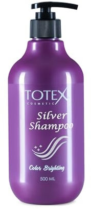 TOTEX Silver Hair Shampoo 500 ml | Shampoo violett aufhellend für Blonde