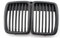 WBQdzsw Kühlergrill Glanz Doppelsteg Grill Front Frontgrill Kompatibel für BMW 3 Series E30 1882-1994, Grill Kühlergrill Vorne Doppelsteg Nieren