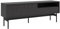 Selsey Meuble TV Debout sur Pieds Armoire De Télévision avec Tiroir Étagère Deux Portes 154 cm Frêne Portland Noir Olar