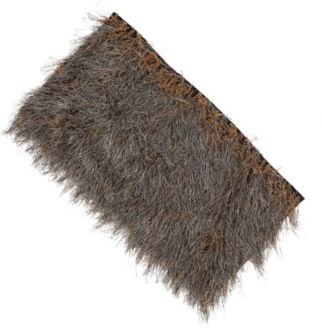 Happyyami décoration de Gazebo toiture de chaume pour tiki Bar Herbe de cabane de Bar tiki Home Decor Décoration de Jardin Panneau de chaume Artificiel toiture de chaume de Jardin Plastique