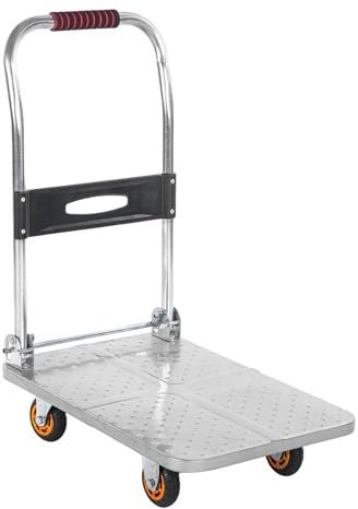 Plattformwagen Klappbar,150kg Rollwagen Für Zuhause Büro Geschäft Einfacher Transport Und Lager,60 X 40 cm