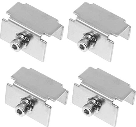 CHILDWEET 4stücke Teilig Edelstahl Glasbett Clips Zubehör Langlebig Robust Kompakt Für Ender Und Kompatible Drucker