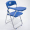Portable Folding Conference Chair with Tablet Arm, Stackable Mesh Backrest & Padded Fabric Seat for Office, School, Classroom, Reception & Training
