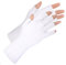 PEOVLVN 2 Paar UV Shield Handschuhe Nägel Damen Sonnenschutz Handschuhe Atmungsaktiv Fingerlose Handschuhe UV-Handschuhe für Gel-Nägel Hautpflege für Nagellampe UV Schutzhandschuhe Damen