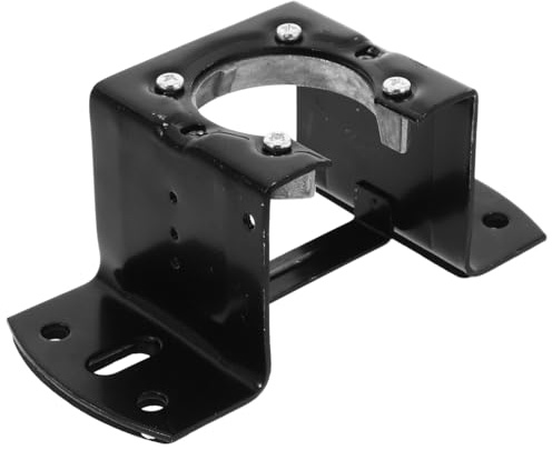 Gatuida Zubehör für Deckenventilatoren mit klein einstellbar Überdachung Dom Deckenventilator Montagehalterung Deckenventilator Befestigungssatz Deckenhalterung Eisen Black