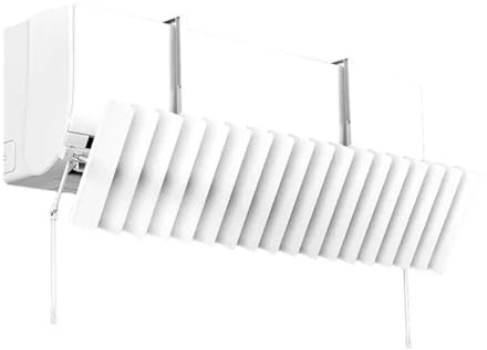 Einstellbare Klimaanlage Luftstrom Deflektor Zu Verhindern Luft Aus Blasen In Richtung Der Wand-montiert Klimaanlage, Wind Schild 85x20 Cm X7XA
