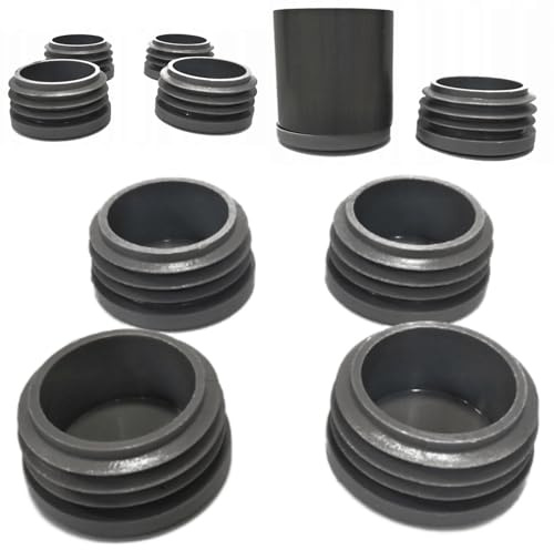 MODO24 4X Regalfüße 4x4x2cm für Jupiter & Tytan Kunststoffregal, Lagerregal | Ersatzteil & Zubehör für modulares Steckregal, Erweiterung, Recycelter Kunststoff, Farbe: Schwarz