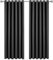 Imperial Rooms Blackout Eyelet Curtains for Living Room 90x90 Inch Drop - Grey Curtains Super Soft Thermal Insulated Black Out Long Curtain & Drapes Pair Panels with MatchingTiebacks