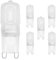 NCC-Licht 5 x Mini LED G9 2.5W = 20W 200lm 230V warmweiß 3000K Ersatz für Halogenleuchtmittel 20 Watt