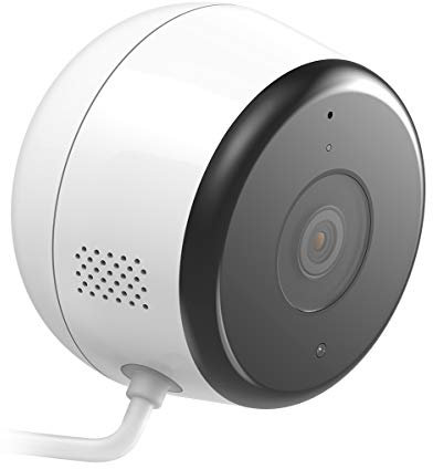 D-Link DCS-8600LH - Cámara WiFi Exterior Full HD 1080p, Visión 135, Micrófono y Altavoz Integrado, Detección Movimiento/Sonido, Alertas al Móvil, Graba en Nube/MicroSD, Compatible Alexa, Google Home