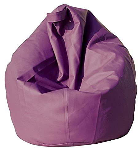 Dmora Pouf Poltrona a Sacco, Rivestimento in Cotone, 60 x 50 x 80 cm
