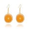 Culer Weibliche Früchte Ohrringe Frucht-Ohr-bolzen Lustige Nette Ohrringe Tropfen Baumeln (orange)
