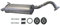 Ferroz Export Ersatz für ENDSCHALLDÄMPFER Auspuff Toyota Corolla (E12) 1.4 VVT-i 1.6VVT-i 2001-2007