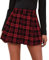 FEOYA Gonna a Pieghe Classica Plaid Donna Mini Gonna Scuola Estate L
