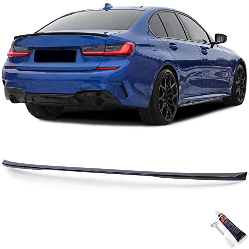 Heck Spoiler Lippe Performance Schwarz Glanz mit ABE passt für 3er BMW G20 Limo