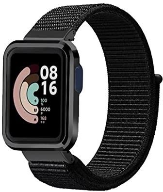 HYKEJJ Nylon Armband für Xiaomi Mi Watch Lite/Redmi Watch, Nylon Armbänder Uhrenarmband Sport Ersatzband Kompatibel mit Xiaomi Mi Watch Lite/ (18)