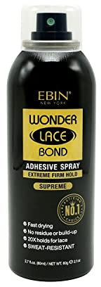Ebin Wonder Lace Bond Adesive Spray Extreme Firm Hold Supreme 80ml