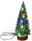 Miniature Christmas Tree, Mini Christmas Tree Tabletop Trees, Mini Bottle Brush Trees Miniture Snowing Pine trees with Wooden Bases for Xmas Home Decor