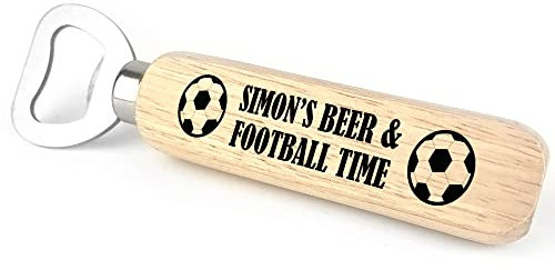 Red Ocean Personalised Football Gifts for Boys Men Bottle Opener Beer Birthday Christmas for Footballer Son Brother
