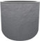 EDA Volcania'Up - Maceta Redonda de 50 cm, 67 L, decoración de Piedra de imitación, de Pared Individual, Zona de retención de Agua, diámetro 48,5 x 46,2 cm, Color Gris