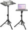 InnoGear Portable Projector Stand Tripod, Height Adjustable 21 to 54, Heavy Duty Steel, Black, Perfect for Home Theater, Outdoor Movie Night, Office, Studio, Stage