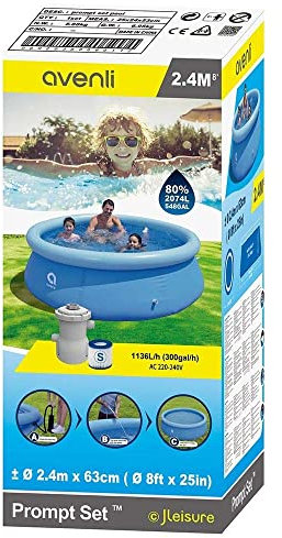 Piscina autoportante 240x63 + depuradora 2074 litros