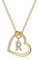 TINGN Buchstaben Kette Damen - Gold Kette mit Buchstaben Kette Damen Mädchen Geschenke 8 9 10 11 12 Jahre Goldkette Halskette Damen Personalisierte Buchstaben R Kette Gold Damen Geschenke für Frauen