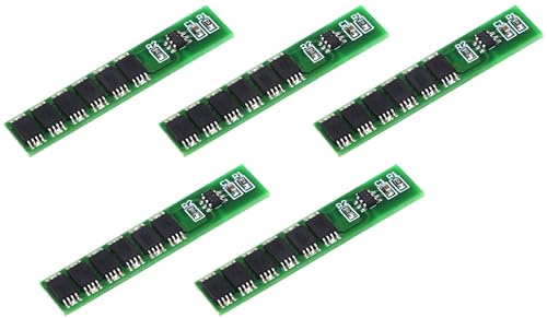 TECNOULAB 5 Stück 1S 15A 3,7 V Li-Ion Lithium Lion 18650 Batterieschutzplatine BMS PCM