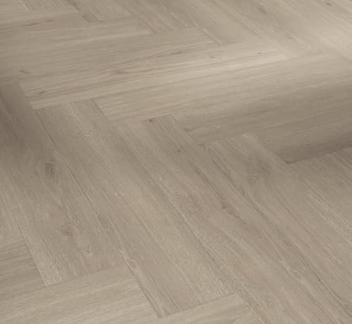 Parador Designboden Vinyl Trendtime 3 Eiche Regent grau Eleganzstruktur Fischgrät 4-seitige Fase