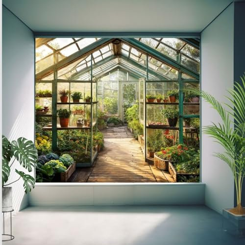 Sabrikas Let Your Creative Spirit Run Free Wall Tapestries, 3D Shower Curtain, Garden Murals