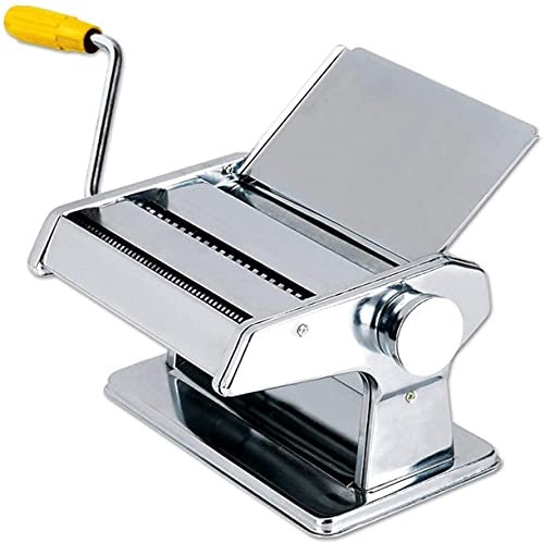Pasta Maker Pasta Machine Heavy Duty Steel Construction W Easy Lock Dial and Grip Handle Manual Kneading Machine Pressing Machine Multi-Function Hand